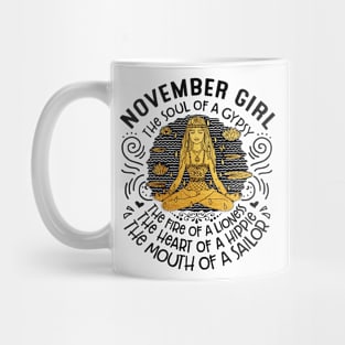 november girl Mug